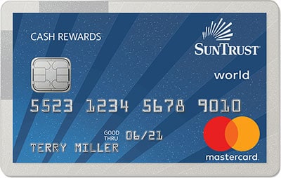 Suntrust现金奖励信用卡