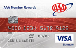Aaa会员奖励visa信用卡
